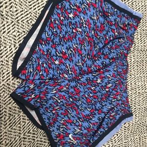 Blue/Red Nike Athletic Shorts